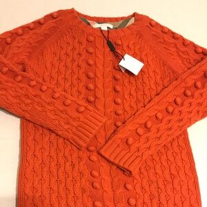 Burberry Orange Kids Sweater